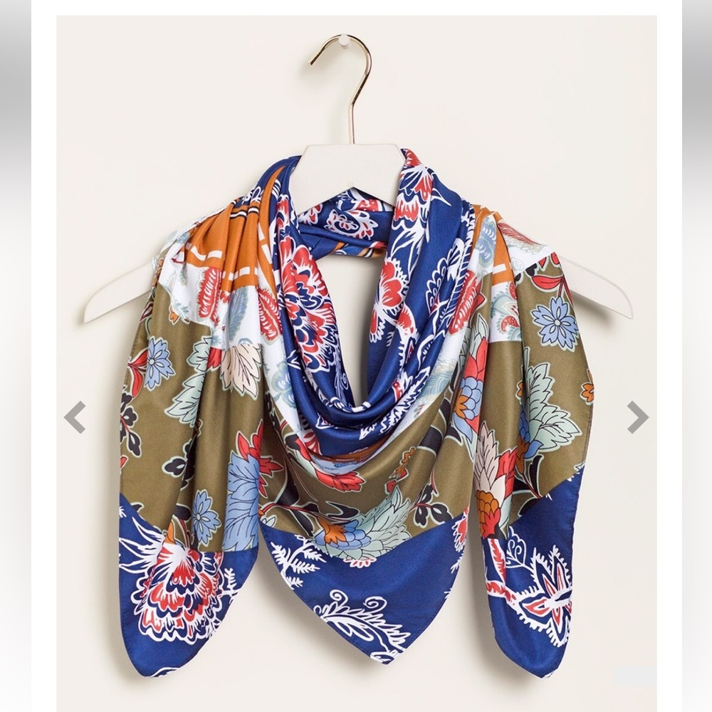 Chico’s Paisley Oversized Square Scarf - Brand New with Tags NWT